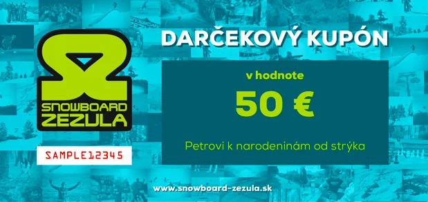 Online darčekový kupón